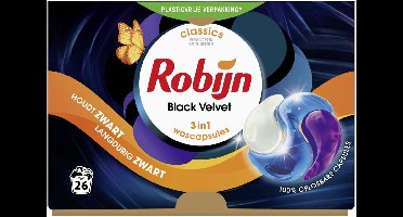 Robijn Wascapsules 3-in1 Black Velvet 26 stuks