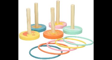 Houten Ringwerpsel - 10dlg.
