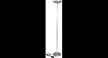 MAULsky Halogeen Vloerlamp - dimmbaar - standvoet- zilver - 1 stuk - 28 x 28 x 183 cm - MAUL