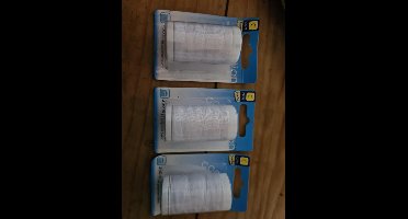 3x 250m Polyestergaren wit Sorbo