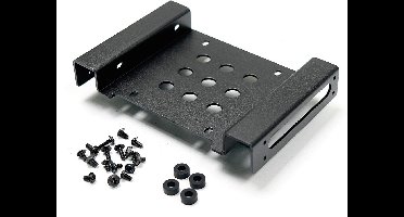 Internal Aluminium Drive Adapter for mounting 2,5"/3,5" HDD to PC case fit 5,25" Bay