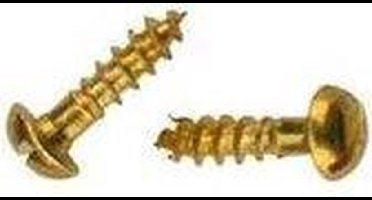 Houtschroeven Messing Rk 3.0X20    3/4X 5   Din 96