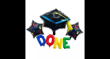 ballonboeket ballon geslaagd,7 delige set Kindercrea