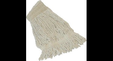 Dweilmop strengenmop 350 gram gelust met band (130350)