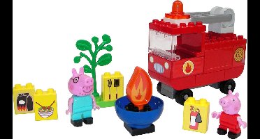 BIG - Bloxx - Peppa Pig - Brandweerwagen - Bouwset
