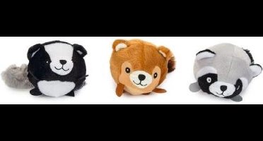 Pluche hondenspeeltje Bollo met piep 11cm