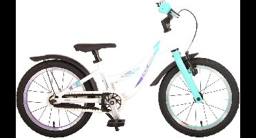 Volare Glamour Kinderfiets - Meisjes - 16 inch - Parelmoer Mint Groen - Prime Collection