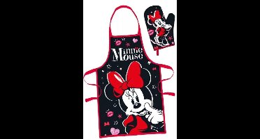 Kookschort + ovenwant Minnie Mouse