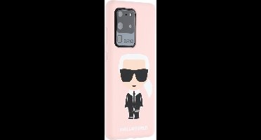 Roze hoesje van Karl Lagerfeld - Backcover - Samsung Galaxy S20 Ultra - Full Body Iconic