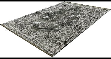 Pierre Cardin Elysee Lalee- Vintage - Super zacht - Shinny - acryl viscose - Vloerkleed – hotel sjiek - design tapijt fraai – modern designer Karpet - 200x290- Groen beige
