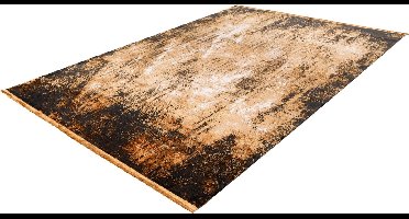 Pierre Cardin Elysee Lalee- Vintage - Super zacht - Shinny - acryl viscose - Vloerkleed – hotel sjiek - design tapijt fraai – modern designer Karpet - 200x290- goud bruin