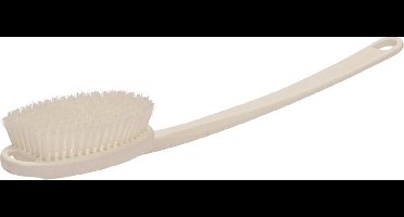 Badborstel - Rugborstel Kunststof - Nylon Borstelhaar - Wit