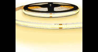 5 meter COB led strip IP20 24V - Extra warm wit 2400K - 384 leds p/m