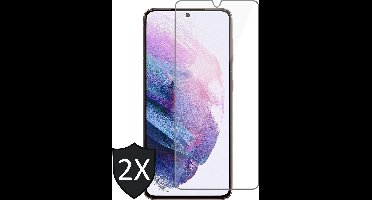 Screenprotector geschikt voor Samsung Galaxy S21 - Gehard Glas Beschermglas Tempered Glass Screen Protector - 2 Stuks