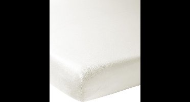Meyco Home Uni hoeslaken tweepersoons - warm white - 160x200cm