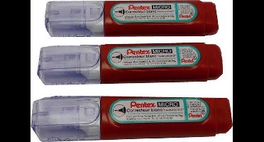 Correctiepen pentel zlc31-w fluid 12 ml X 3