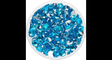 Eulenspiegel - Schmink - Face Jewels - Glitter Steentjes - Carnaval - Aquamarine