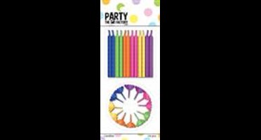 Haza Original Cake Candles With Holder 24 Pieces