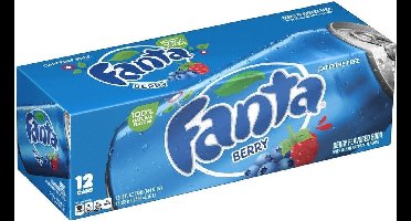 Fanta Berry Frisdrank 12 Blikjes (355 ml)