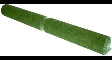 Grastapijt met nop- 133 x 1400 cm- Groen