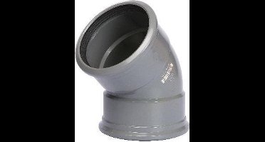 Pipelife pvc bocht 45 2xmof 160