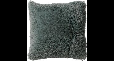 Dutch Decor FLUFFY - sierkussen 60x60 cm - superzacht - XL kussen - Jadeite - groen - Inclusief binnenkussen - Luxe kussens voor woonkamer & bank