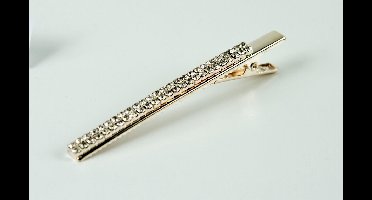 Duckklem recht strass rosékleurig