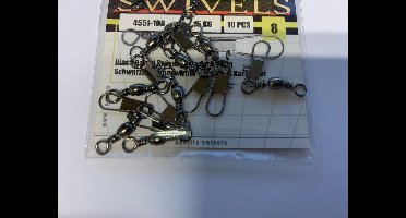 Spro wartels | Maat 8 | 15 kg trekkracht | 10 stuks