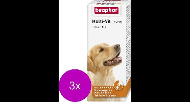 Beaphar Laveta Hond Carnitine - Voedingssupplement - Huid - Vacht - 3 x 50 ml