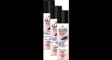 Gliss Kur Split end Miracle Anti-Klit Spray Voordeelverpakking 3 x 200 ml