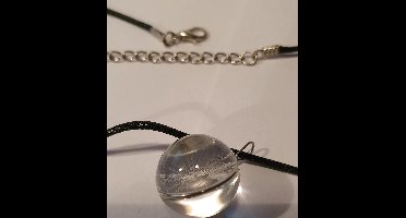 Paardenbloem ketting in glas geblazen