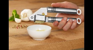 Alpina Knoflookpers - RVS - 20 cm - vaatwasmachine geschikt