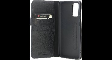 Pierre Cardin Zwart hoesje Samsung Galaxy S20 Plus - Book Case - Echt leder