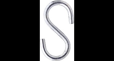 100 stuks - S-Haak - 4mm x 40mm - Verzinkt