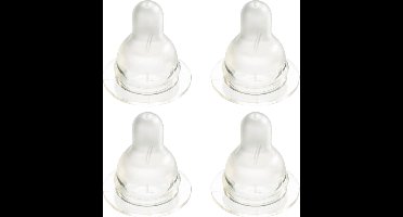 Difrax Flessenspeen Natural - Large - 4 stuks