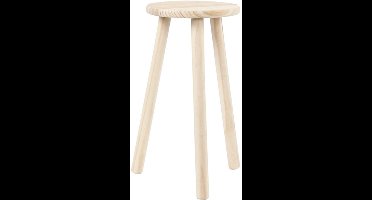 Melkkruk 50 Cm Hout Blank 4-delig