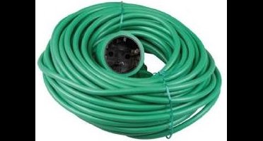 VB 40083 Verlengkabel 20M 2x1mm H05VV Groen