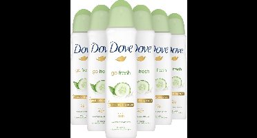 Dove Go Fresh Anti-transpirant Deodorant Spray Cucumber - 6 x 150 ml - Voordeelverpakking