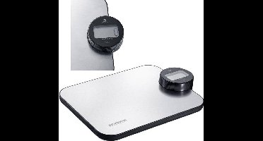 Severin KW 3671 Batterijloze Keukenweegschaal RVS/Zwart