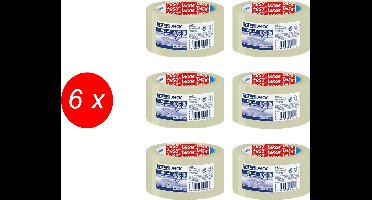 Tesa Verpakkingstape -  STRONG - 66 m x 50 mm Transparant (6 stuks)
