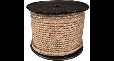 Jute Naturel – 250 meter – 7 mm – Touw - (Raamkoord)