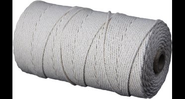Katoenkoord - Ecru - Touw - spoel 500gr - dikte 2,8mm - lengte 175 mtr (Nr.48)