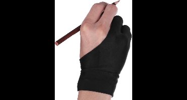 JDBOS ® Tekenhandschoen Small - Drawing / Artist Glove – Zwart – Ook geschikt voor tablets - Schoencadeautjes Sinterklaas