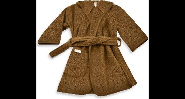 Funnies badjas brown clay | funnies badjas | badjas 1-2 jaar | 100% zuivere katoen, badstof | baby | na het zwemmen | na het douchen