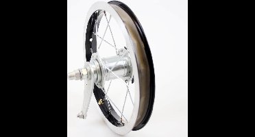 Alpina achterwiel 12 remnaaf Yabber zwart zink spk