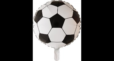 Voetbal folie ballon, 40 cm  Kindercrea