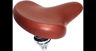 Zadel junior fiets 20-22-24" bruin luxe kwaliteit