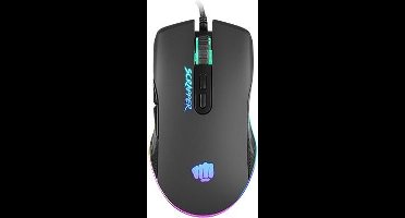 GAMING MUIS FURY SCRAPPER 6400DPI RGB BACKLIT OPTISCH MET SOFTWARE ZWART