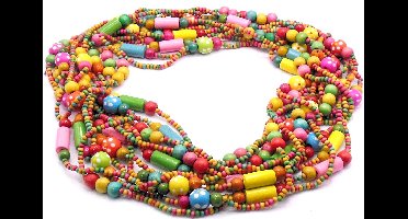 Kinderketting met diverse kleuren set van 5 stuks - Verjaardagscadeau