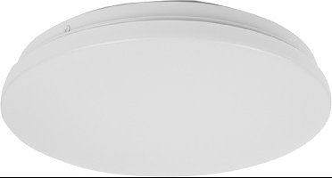 LCB - LED Plafondlamp - 12W vervangt 90W - 4000K 840 - 255x55mm - Wit - Rond